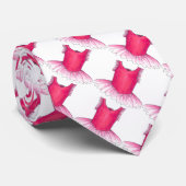 ピンクバレエダンス先生トゥチュリサイタルダンサータイ ネクタイ (ロール)