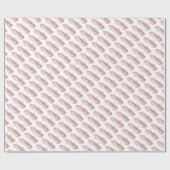 ピンクバレエダンス先生バレリーナスリッパーズシューズ ラッピングペーパー (フラット)