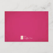 ピンクバレエベビー用の本 エンクロージャーカード (裏面)