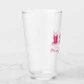 ピンクバレエポインテシューズツチュバレリーナダンス タンブラーグラス (右)