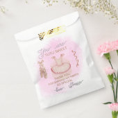 ピンクバレエ感謝していの誕生日 フェイバーバッグ (封をした状態)