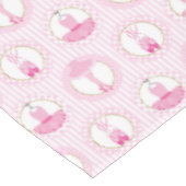 ピンクバレエ踊り – バレリナツチュダンサー テーブルクロス (アングル)