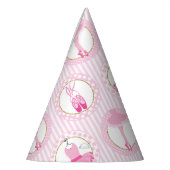 ピンクバレエ踊り – バレリナツチュダンサー パーティーハット (左)