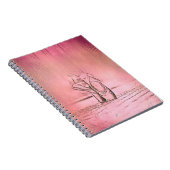 ピンクバレエ靴オンポインテ ノートブック (右側)