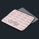 ピンクバレエ靴ダンスパーソナライズされた先生ダンサー ラップトップスリーブ<br><div class="desc">スリーブはピンクのオリジナルダンスシューズの列のバレエイラストレーションを備えている。お素晴らし前のお気に入りのダンサーかダンス先生だ！あなたは何を探しているか分からない？お救済カスタマイズ前のデザインは？クリック頼の「このデザイザ」ボタン</div>