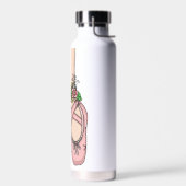 ピンクバレエ靴 ウォーターボトル (左面)