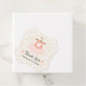 ピンクバレリナツチュベビシャワーサンキュー フェイバータグ (インサイチュ)