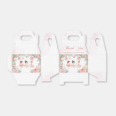 ピンクバレリナバレエ誕生日のビーフボックス フェイバーボックス (折り畳みなし)