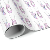 ピンクバレリナバレエ ラッピングペーパー (ロールコーナー)