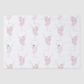 ピンクバレリナピンクダンサーガール 薄葉紙 (正面)