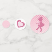 ピンクバレリーナベビーシャワー コンフェッティ