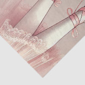 ピンクバレリーナ指先誕生日パーティー 薄葉紙 (詳細)