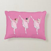 ピンクバレリーナ枕 アクセントクッション (裏面)