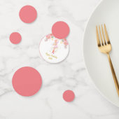 ピンクバレリーナ誕生日パーティーお願い コンフェッティ (グループ)