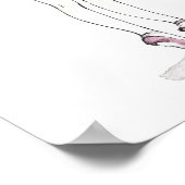 ピンクバレリーナ ポスター (角)