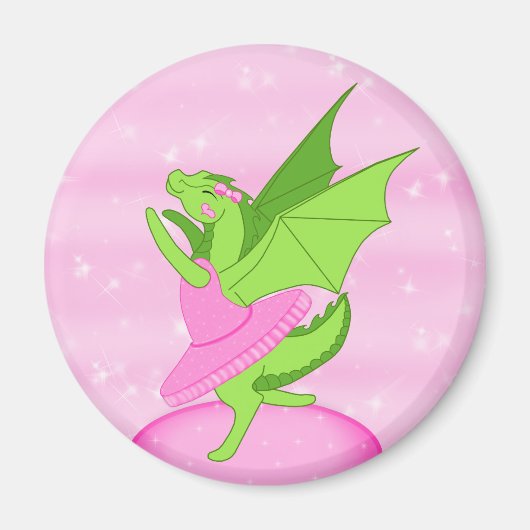 ピンクバレリーナ マグネット (正面)