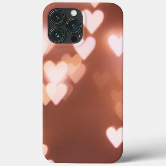 ピンクバレンタインデーハート Case-Mate iPhoneケース (裏面)