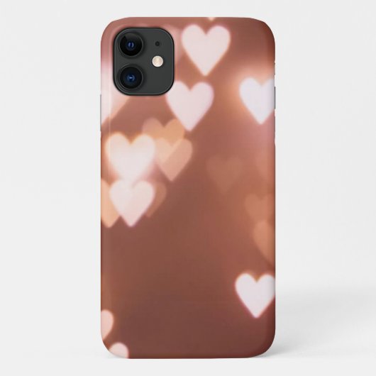 ピンクバレンタインデーハート Case-Mate iPhoneケース (裏面)