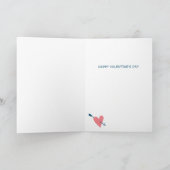 ピンクバレンタインデー私たちの物は愛物 シーズンカード (内部)