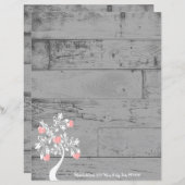 ピンクバレンタインハートのツパーソナライズされたリー (正面/裏面)