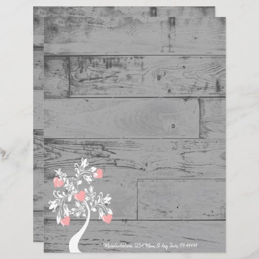 ピンクバレンタインハートのツパーソナライズされたリー (正面/裏面)