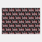 ピンクバレンタイン格言 ラッピングペーパーシート (正面2)