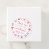 ピンクバレンタイン誕生日メッセージカード フェイバータグ (インサイチュ)