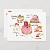 ピンクバヴォイロア ポストカード (正面/裏面)