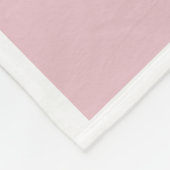 ピンクバーガンディフローラプサルム記念物 フリースブランケット (角)