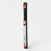 ピンクバーガンディーの花 iPhoneケース Case-Mate iPhoneケース (裏面/左)