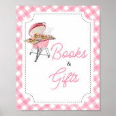 ピンクバーガーBBQベビーシャワーブック&ギフト ポスター (正面)