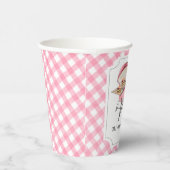 ピンクバーガーBBQベビーシャワー 紙コップ (右)