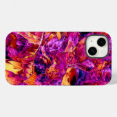ピンクバースト抽象芸術 | iPhone 1,4,000ケース Case-Mate iPhoneケース (裏面 (横))