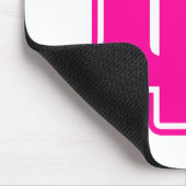 ピンクバーツ฿タイ通貨฿ マウスパッド (コーナー)