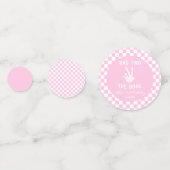 ピンクバートツザ骨骨格2回目の誕生日パーティー コンフェッティ (正面)