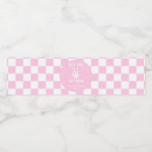 ピンクバートツザ骨骨格2回目の誕生日パーティー ペットボトルラベル (シングルラベル)