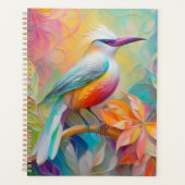 ピンクバードレッドブレストファンタジーバード プランナー手帳 (正面)