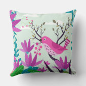 ピンクバード装飾用クッション クッション (裏面)