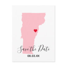 ピンクバーモント赤いハート日付の保存