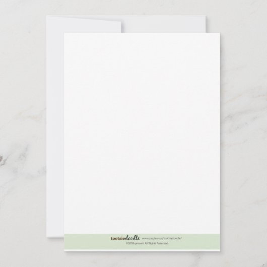 ピンクバーンアニマルファームヤード誕生日招待状 招待状 (裏面)