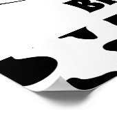 ピンクバーンカウズプリント2ndバースデーウェルカムサイン ポスター (角)