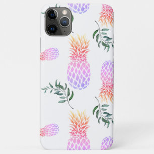 ピンクパイナップルトレンディー模様 iPhone 11 PRO MAXケース