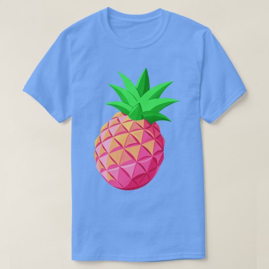 ピンクパイナップルTシャツ Tシャツ (デザイン正面)