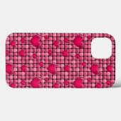 ピンクパイル(ハート) Case-Mate iPhoneケース (裏面 (横))