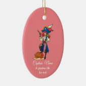 ピンクパイレーツレディーセラミックオーナメント セラミックオーナメント (右)
