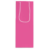 ピンクパグ犬テーマパーティー卒業帽子 ワインギフトバッグ (正面)