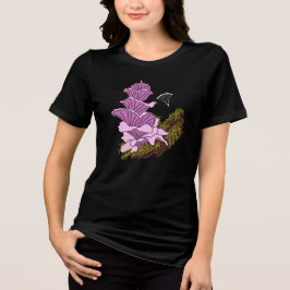 ピンクパゴダキノコのハンググライダー トライブレンドTシャツ