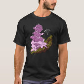 ピンクパゴダキノコのハンググライダー Tシャツ (正面)