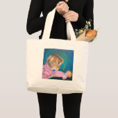 ピンクパジャマバッグ ラージトートバッグ (正面(商品))