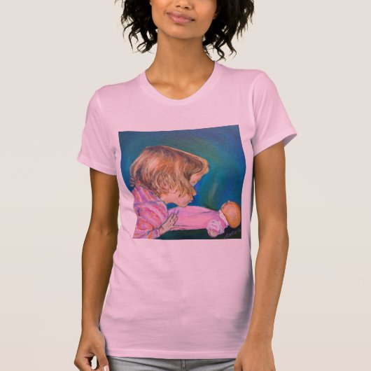 ピンクパジャマTシャツ Tシャツ (正面)